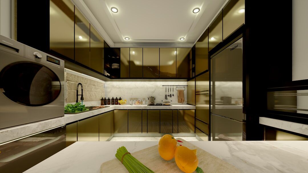modern kitchen interior