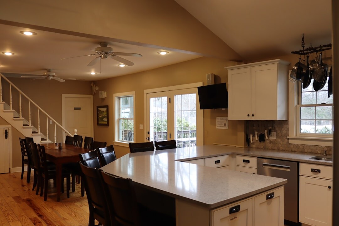 modern villa kitchen
